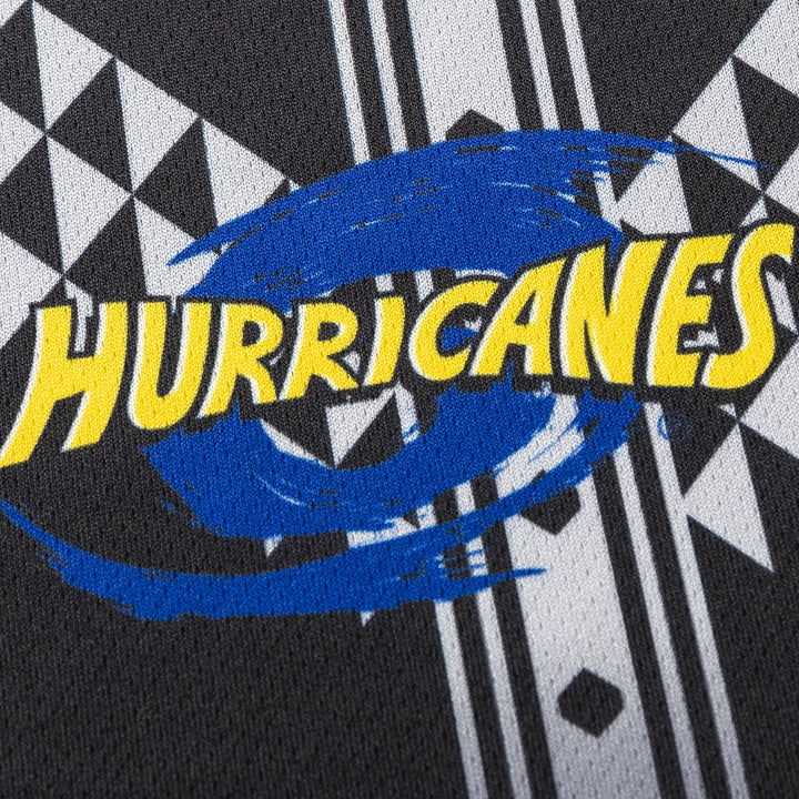 Classic Hurricanes Super Rugby Training Singlet Black 2025 - Rugbystuff.com