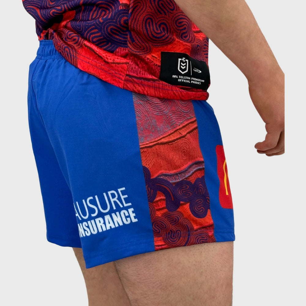 Classic Knights Men's NRL Indigenous Rugby Shorts - Rugbystuff.com