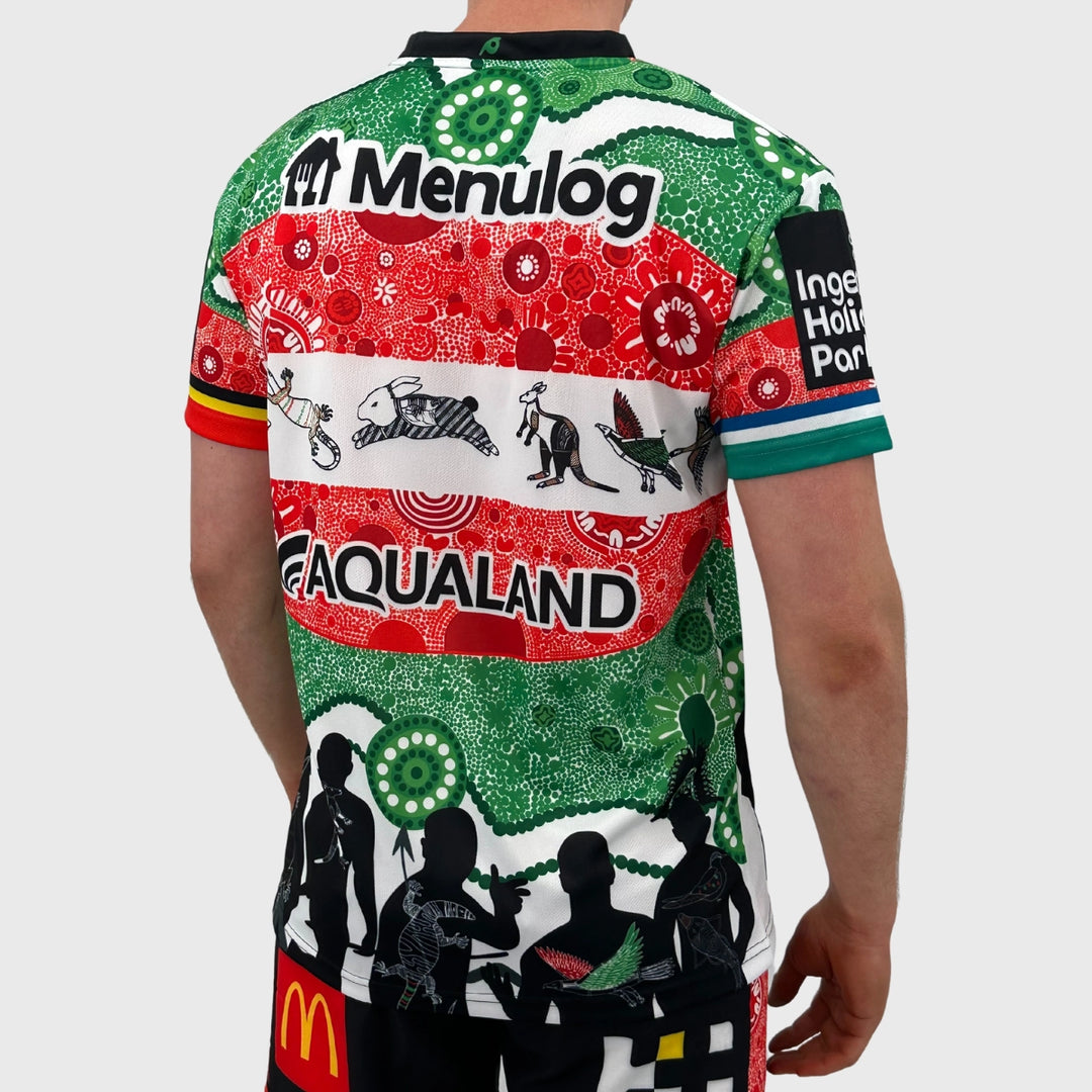 Classic Rabbitohs Kid's NRL Indigenous Rugby Jersey - Rugbystuff.com