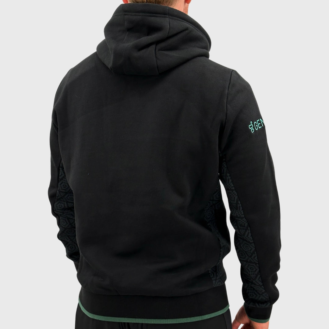 Macron Connacht Rugby Hoody Black - Rugbystuff.com