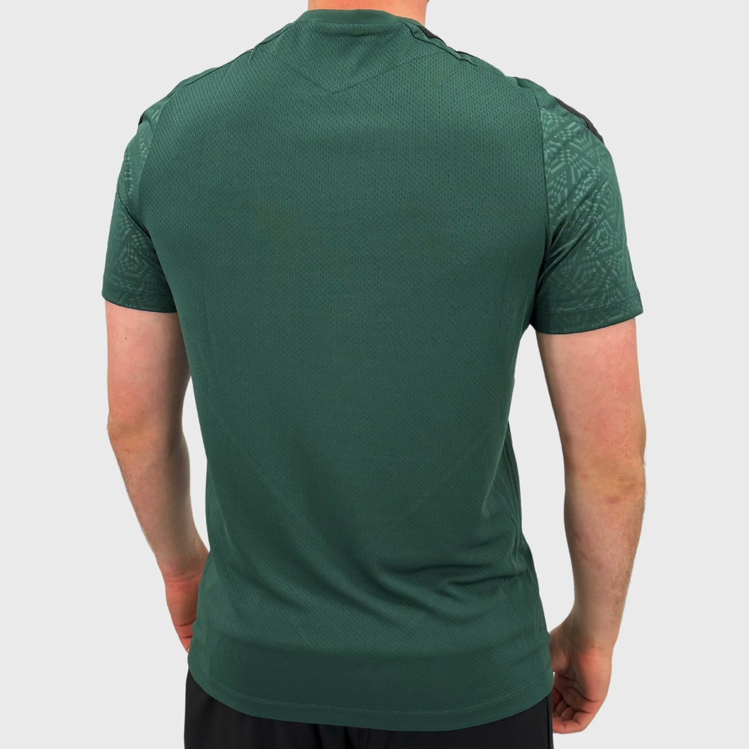 Macron Connacht Rugby Poly Tee Dark Green - Rugbystuff.com