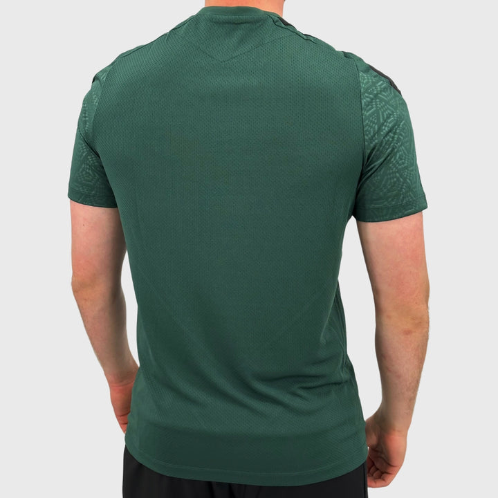 Macron Connacht Rugby Poly Tee Dark Green - Rugbystuff.com