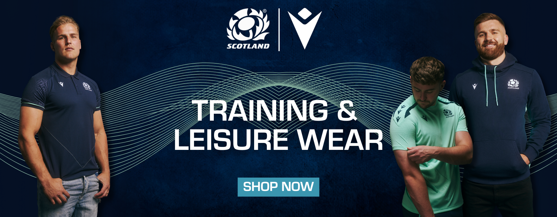 Macron Scotland Rugby Training & Leisure Wear