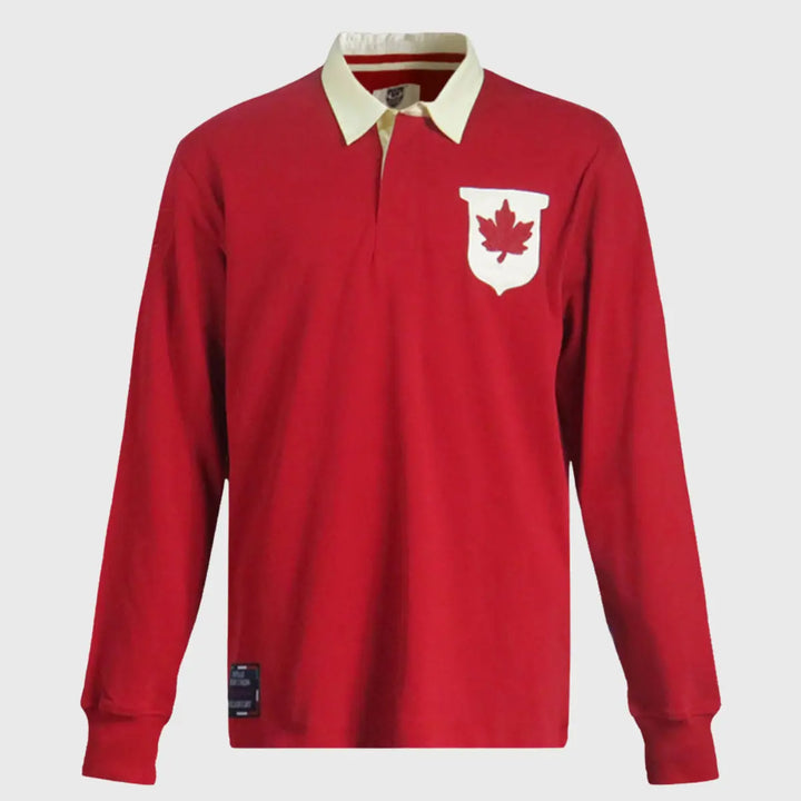 Ellis Rugby Canada Vintage Long Sleeve Rugby Jersey - Rugbystuff.com