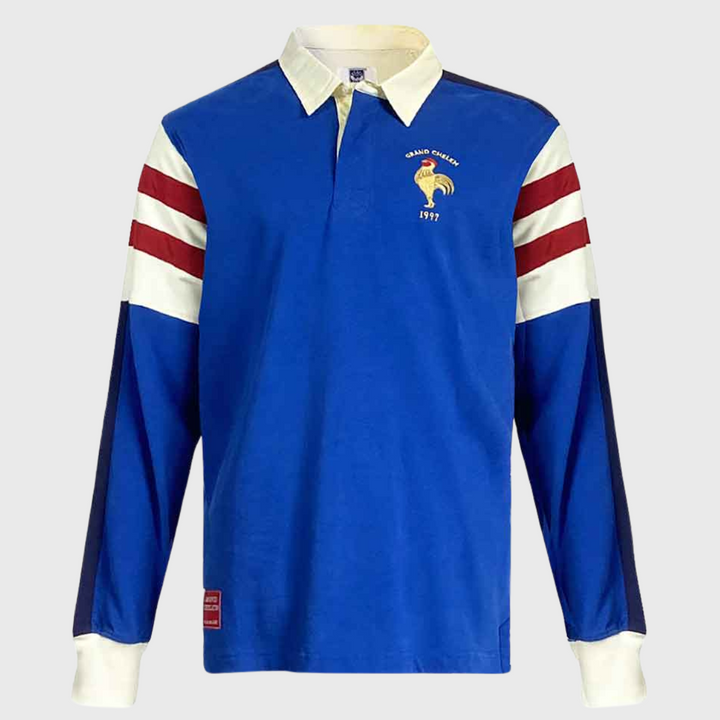 Ellis Rugby France 1997 Vintage Long Sleeve Rugby Jersey - Rugbystuff.com