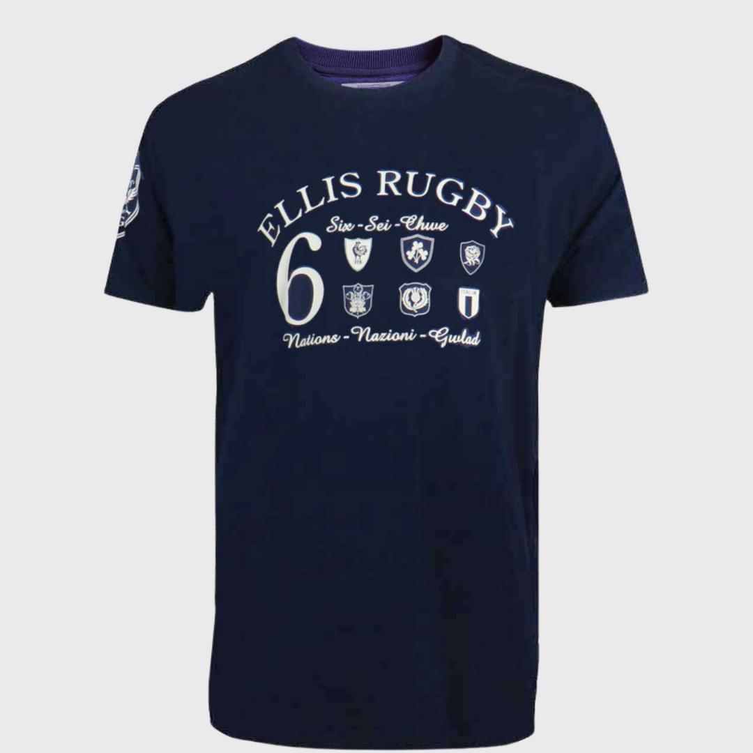 Ellis Rugby Six Nations Vintage Tee - Rugbystuff.com