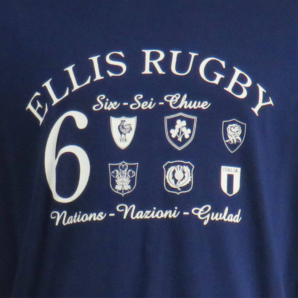 Ellis Rugby Six Nations Vintage Tee - Rugbystuff.com