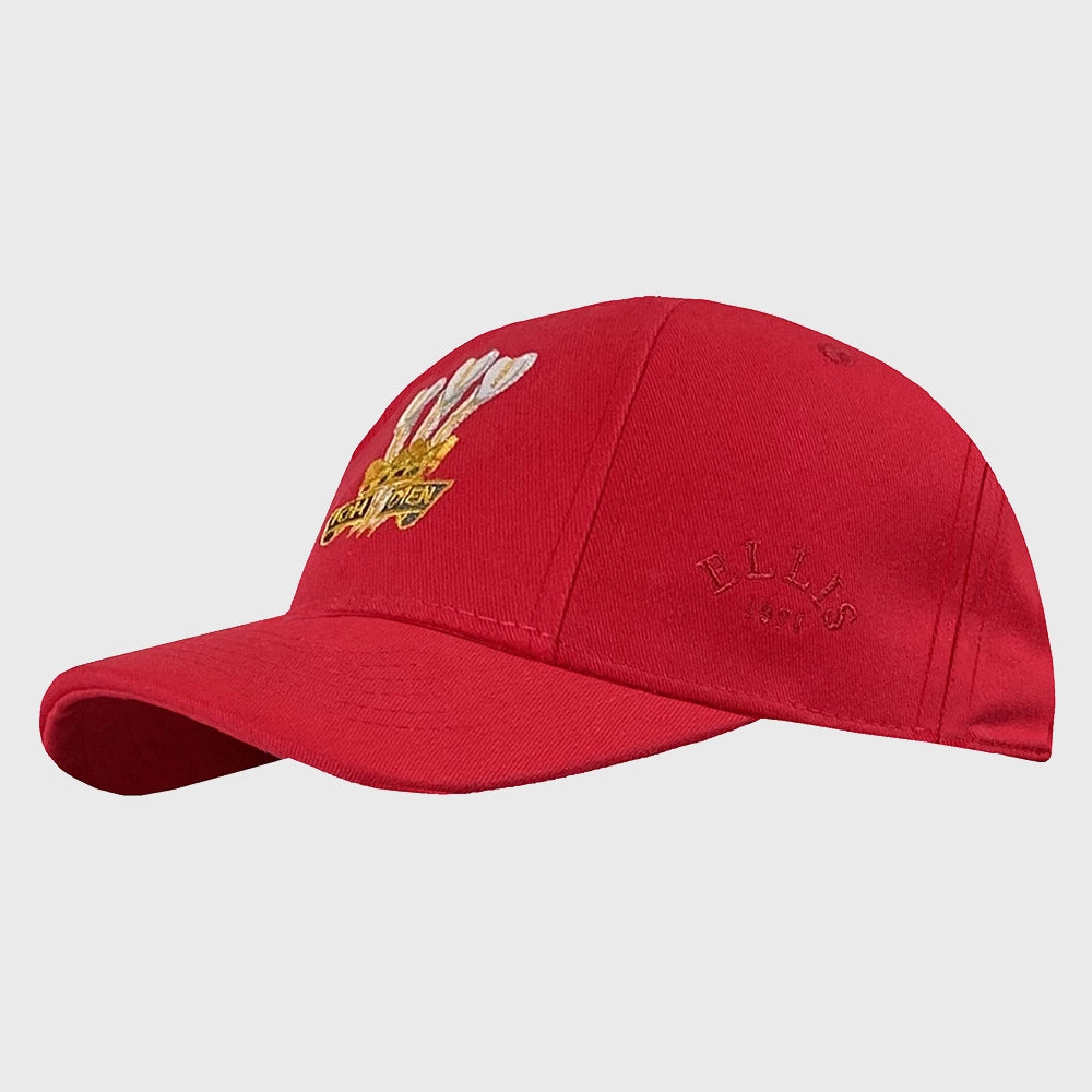 Ellis Rugby Wales Rugby 1976 Cap Red Triple Crown - Rugbystuff.com