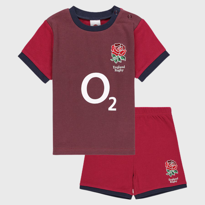 Brecrest England Rugby Away Baby Rugby Kit 2024/25 - Rugbystuff.com