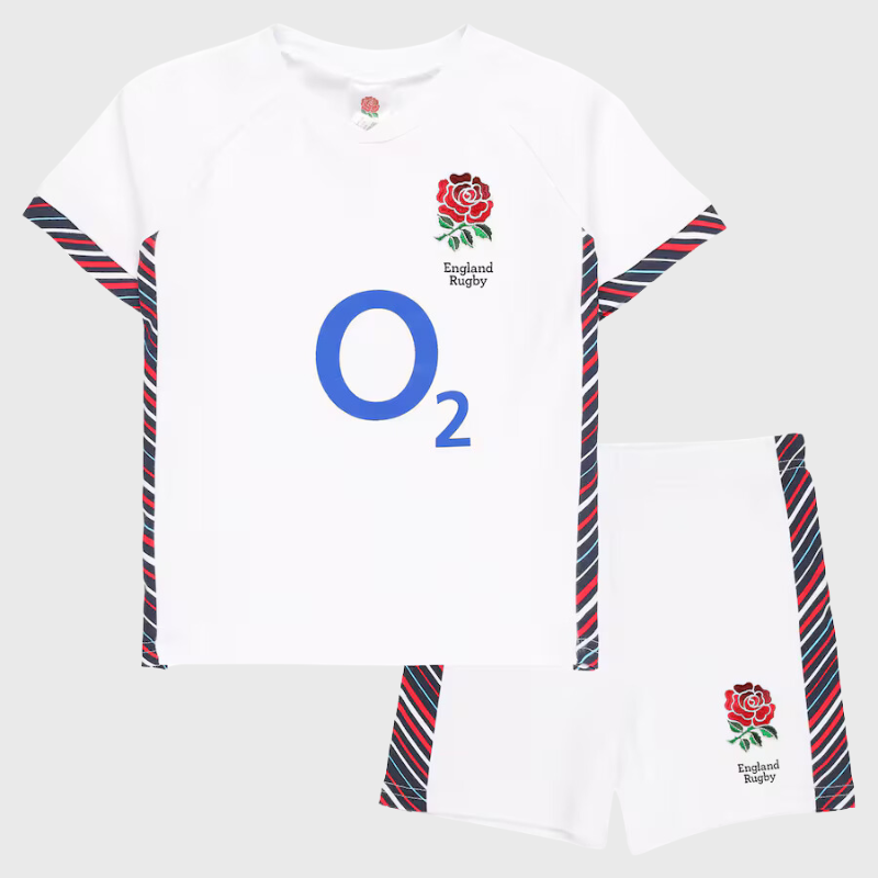 Brecrest England Rugby Home Baby Rugby Kit 2024/25 - Rugbystuff.com