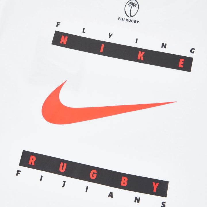 Nike Fiji Rugby Tee White - Rugbystuff.com