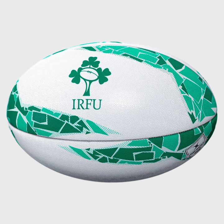 Gilbert Ireland Supporters Rugby Ball White/Green - Rugbystuff.com