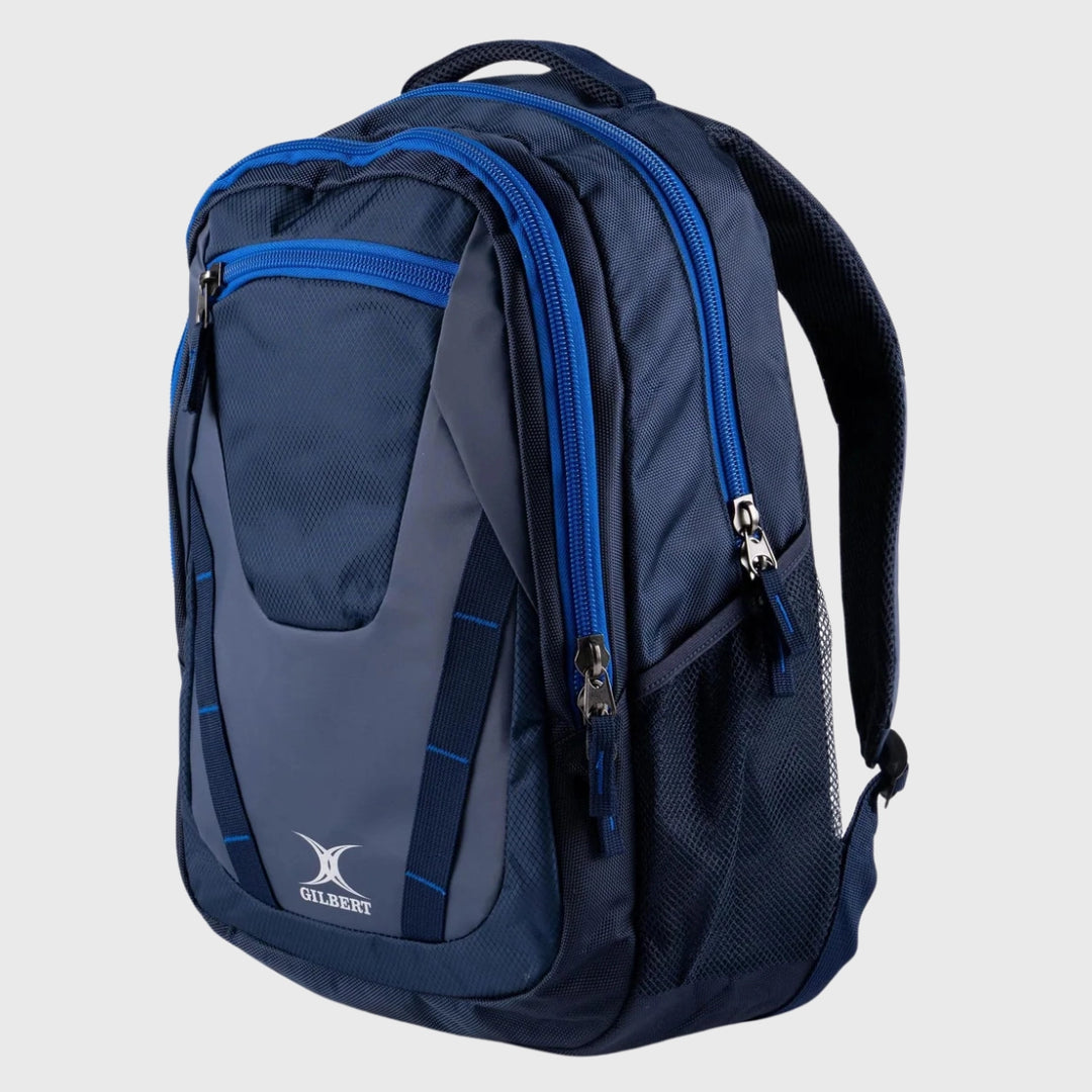 Gilbert Club V4 Rugby Rucksack Navy/Royal - Rugbystuff.com