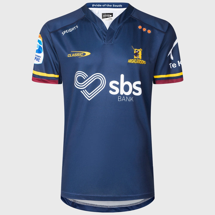 Classic Highlanders Super Rugby Home Rugby Shirt - Rugbystuff.com