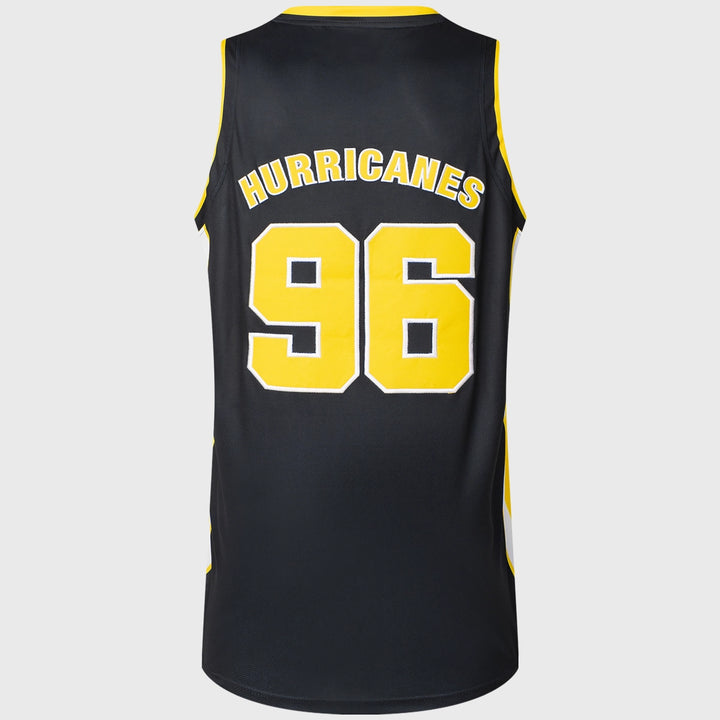 Classic Hurricanes Super Rugby Basketball Jersey Black 2025 - Rugbystuff.com