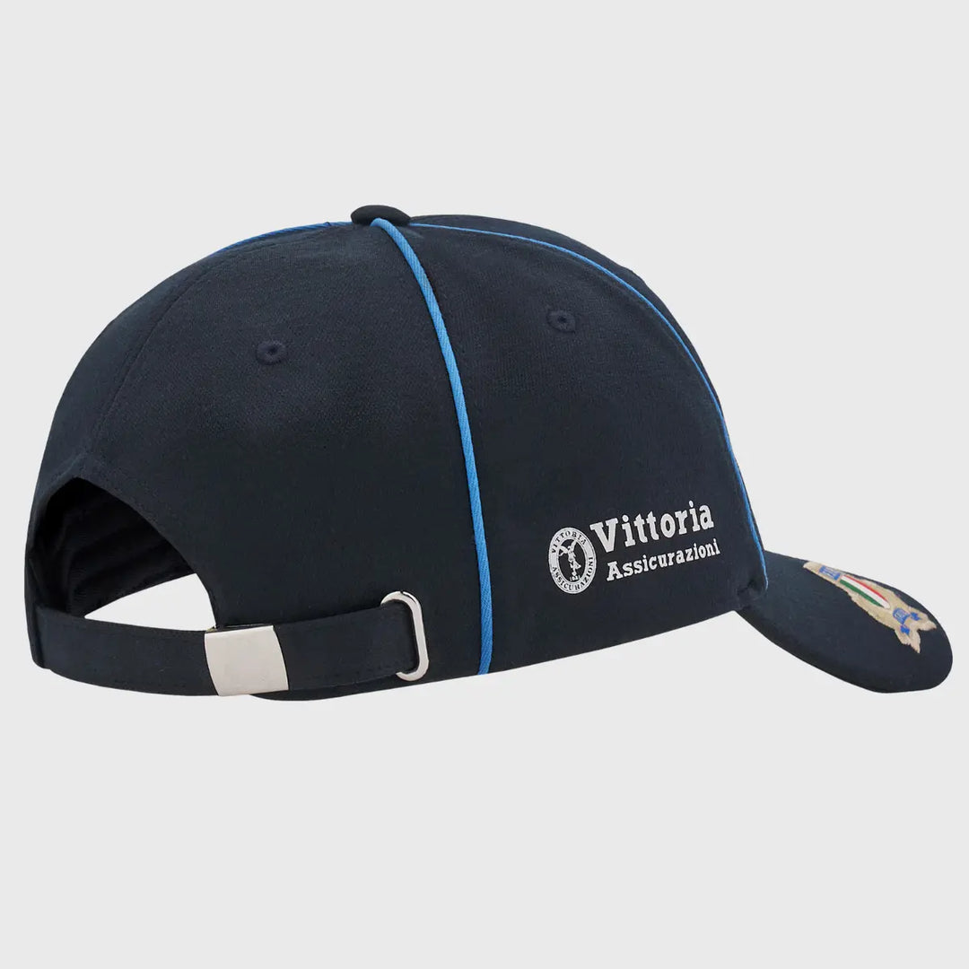 Macron Italy Rugby Baseball Cap Navy - Rugbystuff.com