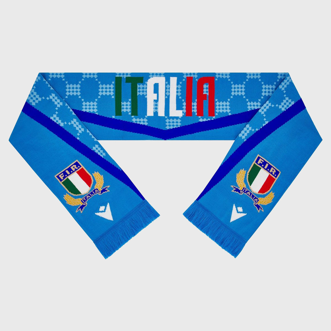 Macron Italy Rugby Text Scarf - Rugbystuff.com