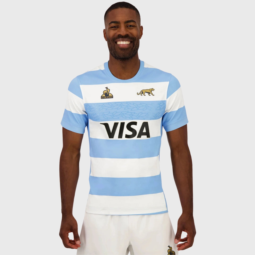 Le Coq Sportif Argentina Men's Home Rugby Shirt 2024/25 - Rugbystuff.com