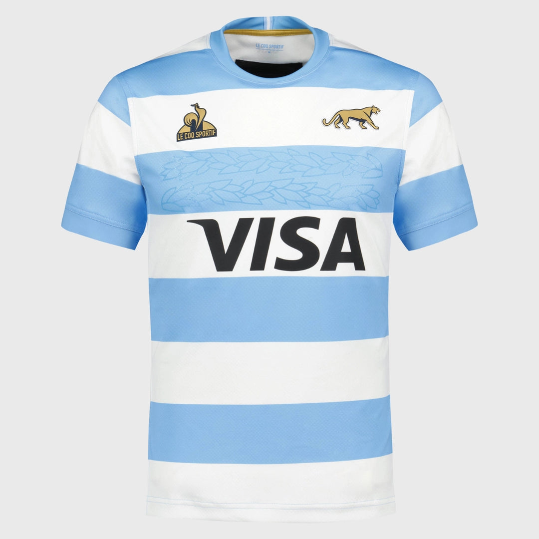 Le Coq Sportif Argentina Men's Home Rugby Shirt 2024/25 - Rugbystuff.com