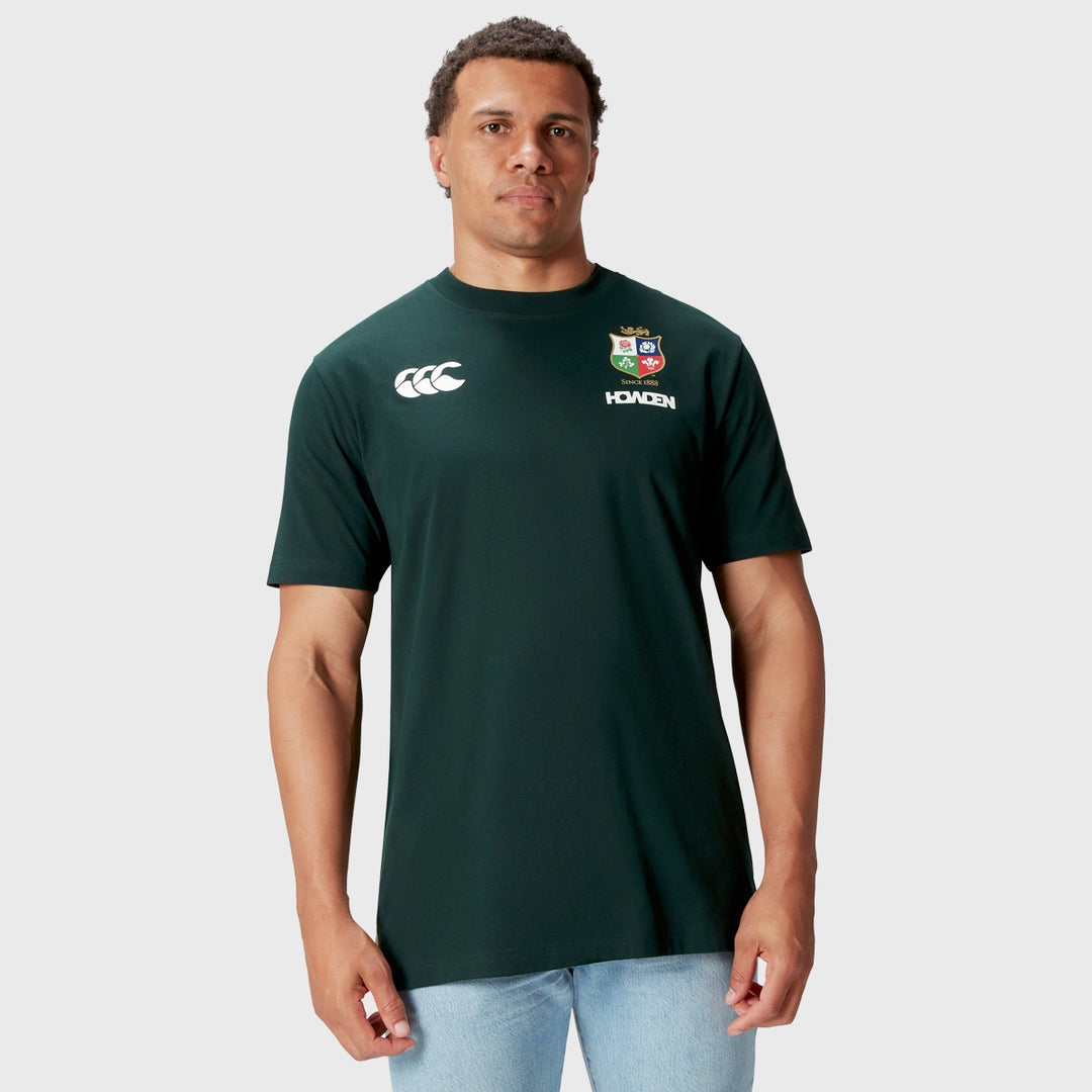 Canterbury British & Irish Lions Men's Cotton Tee Green - Rugbystuff.com