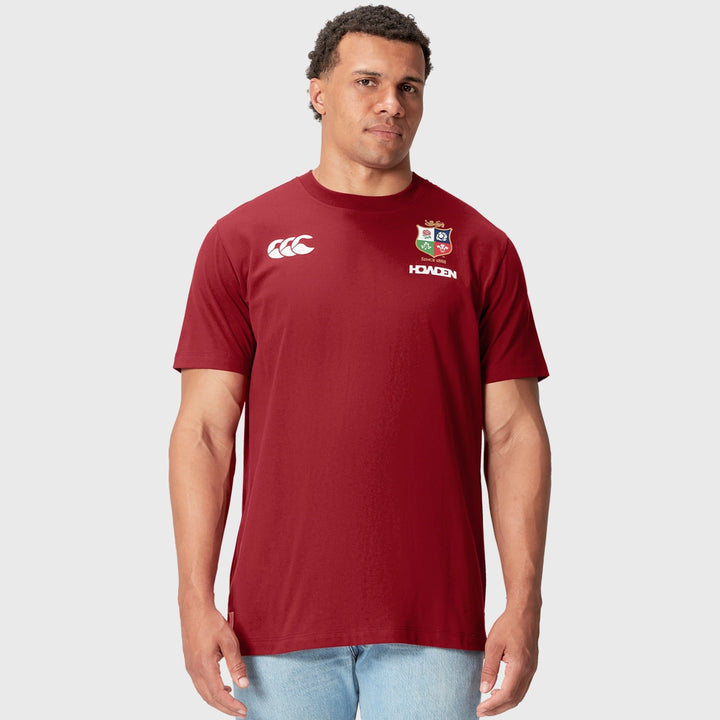 Canterbury British & Irish Lions Men's Cotton Tee Red - Rugbystuff.com