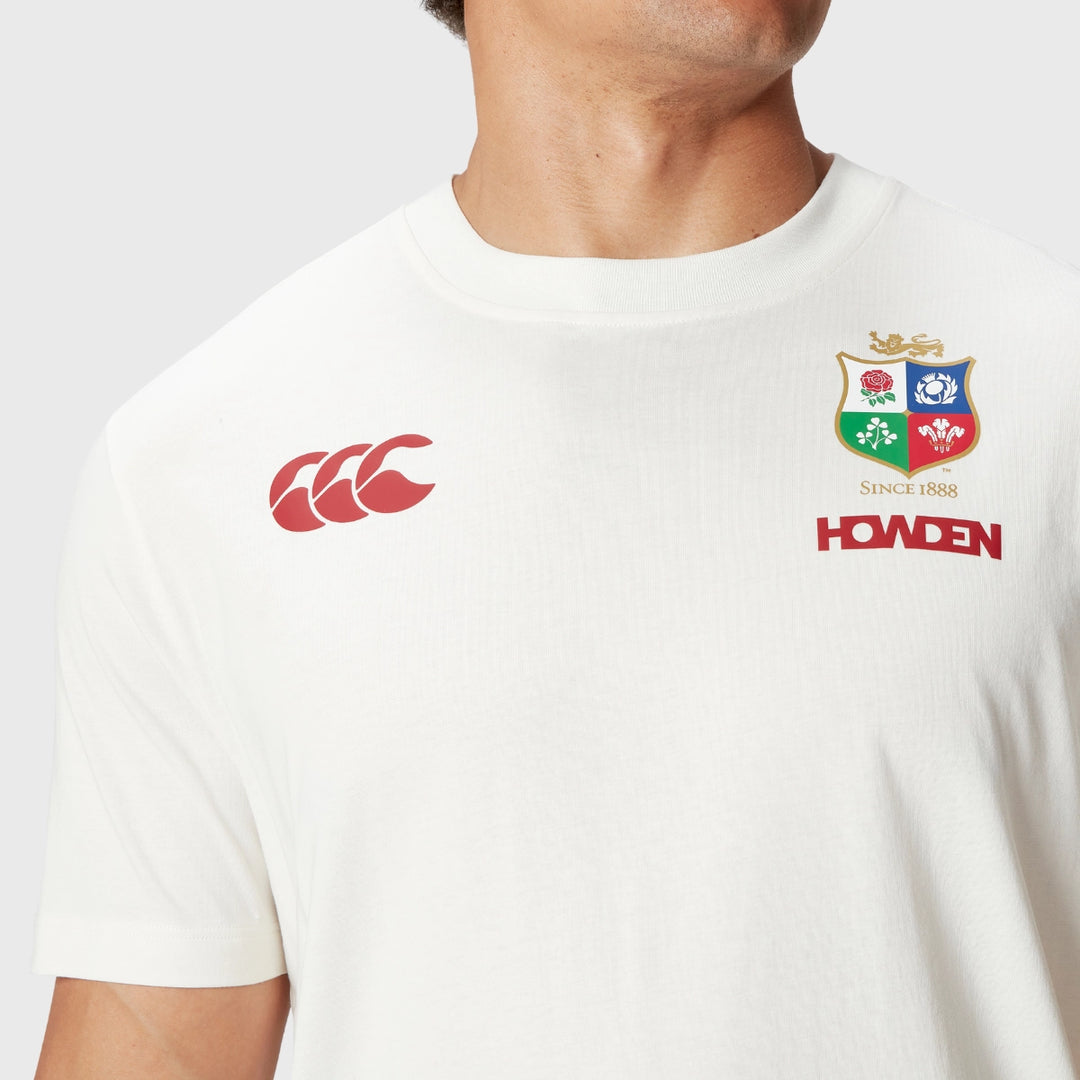 Canterbury British & Irish Lions Men's Cotton Tee White - Rugbystuff.com