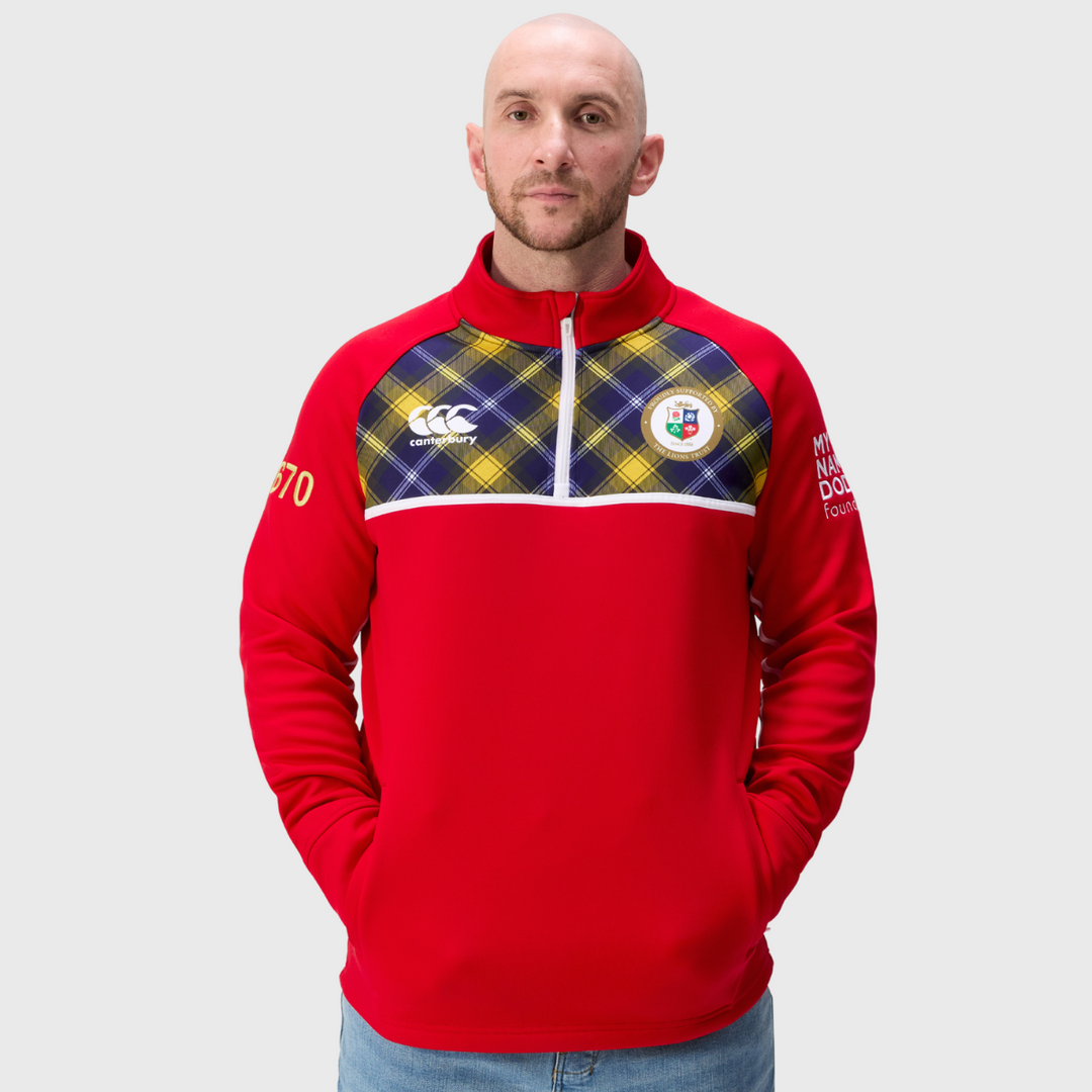 Canterbury My Name'5 Doddie Lions Trust 1/4 Zip Fleece - Rugbystuff.com