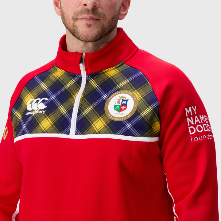 Canterbury My Name'5 Doddie Lions Trust 1/4 Zip Fleece - Rugbystuff.com