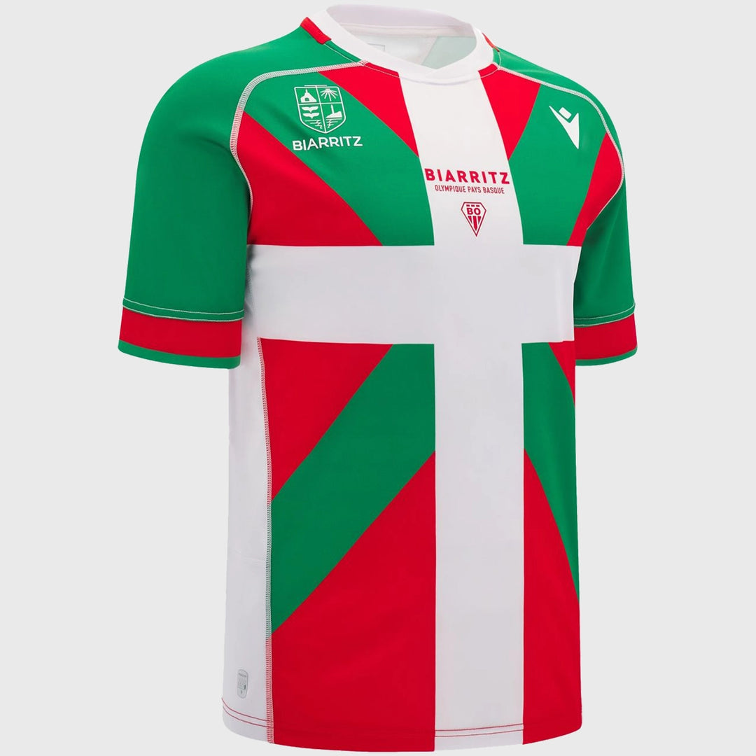 Macron Biarritz Home Replica Rugby Shirt 2024/25 - Rugbystuff.com