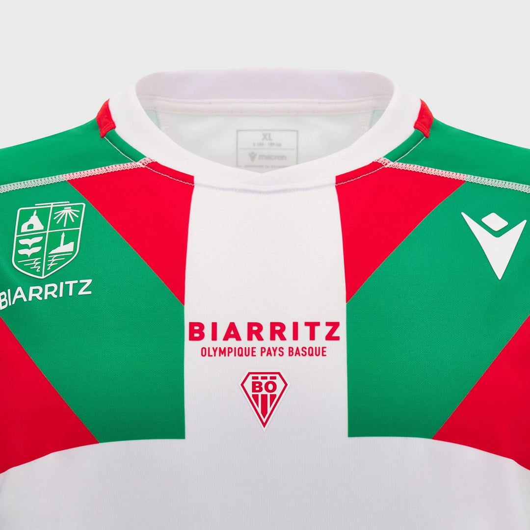 Macron Biarritz Home Replica Rugby Shirt 2024/25 - Rugbystuff.com