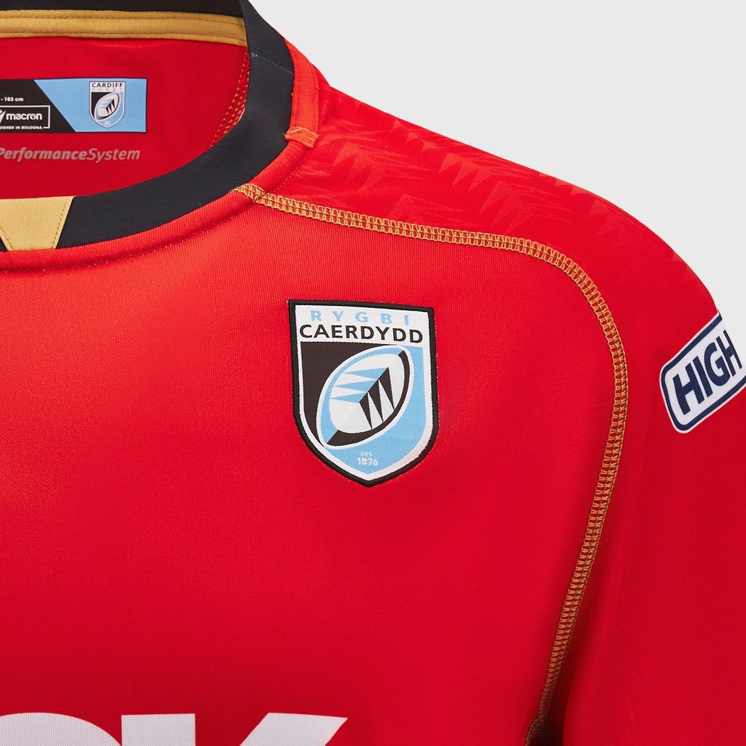 Macron Cardiff Rugby Away Replica Shirt 2024/25 - Rugbystuff.com