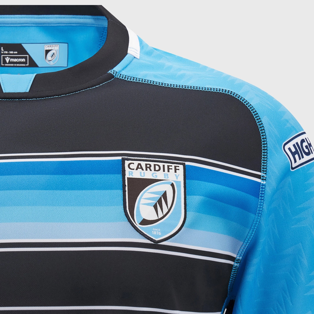 Macron Cardiff Rugby Home Replica Shirt 2024/25 - Rugbystuff.com