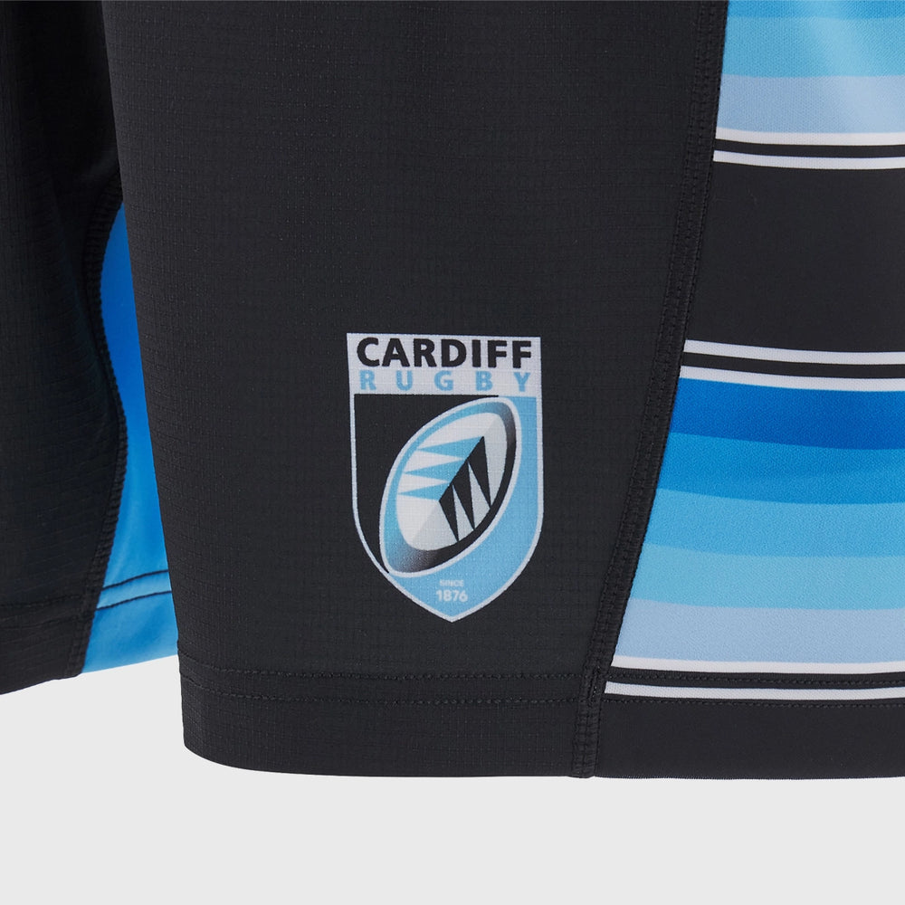 Macron Cardiff Home Rugby Shorts 2024/25 - Rugbystuff.com