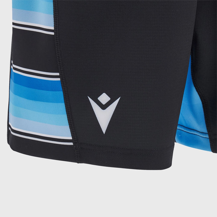 Macron Cardiff Home Rugby Shorts 2024/25 - Rugbystuff.com