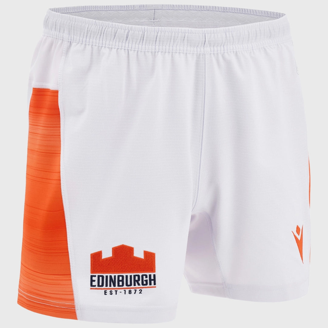 Macron Edinburgh Kid's Away Rugby Shorts 2024/25 - Rugbystuff.com