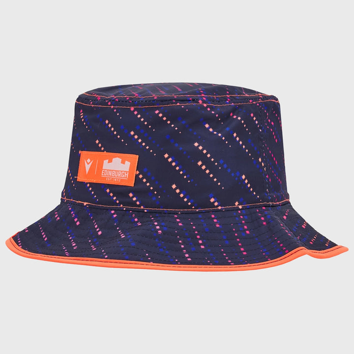 Macron Edinburgh Rugby Reversible Bucket Hat Navy/Coral Pink - Rugbystuff.com