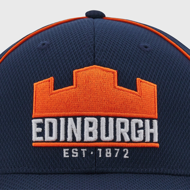 Macron Edinburgh Rugby Cap Navy/Orange - Rugbystuff.com