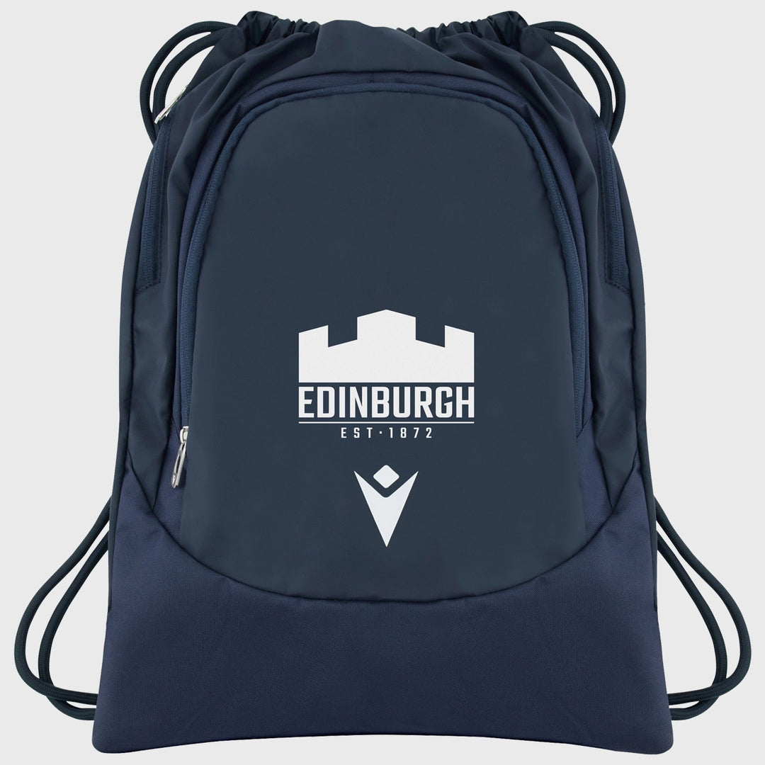 Macron Edinburgh Rugby Gym Sack Navy - Rugbystuff.com