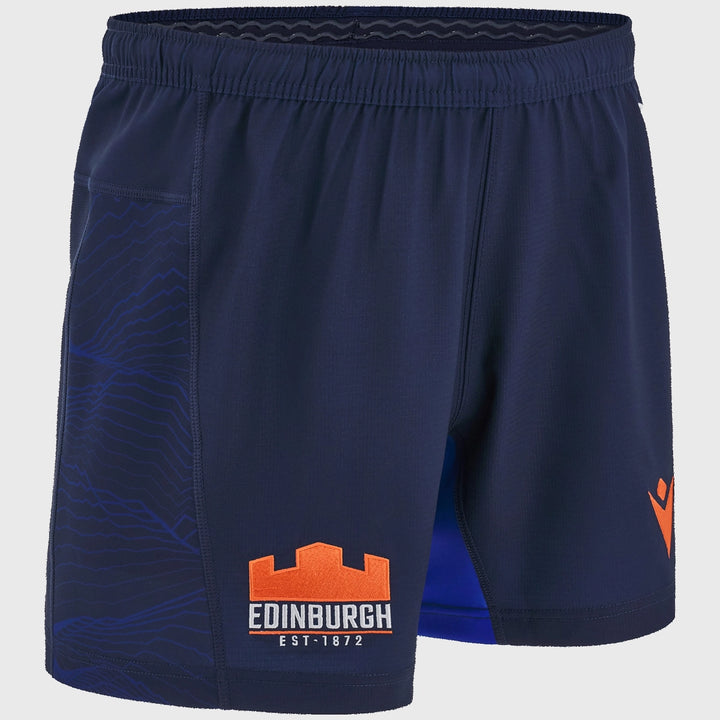 Macron Edinburgh Kid's Home Rugby Shorts 2024/25 - Rugbystuff.com