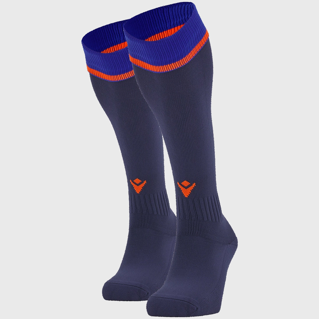 Macron Edinburgh Home Rugby Socks 2024/25 - Rugbystuff.com