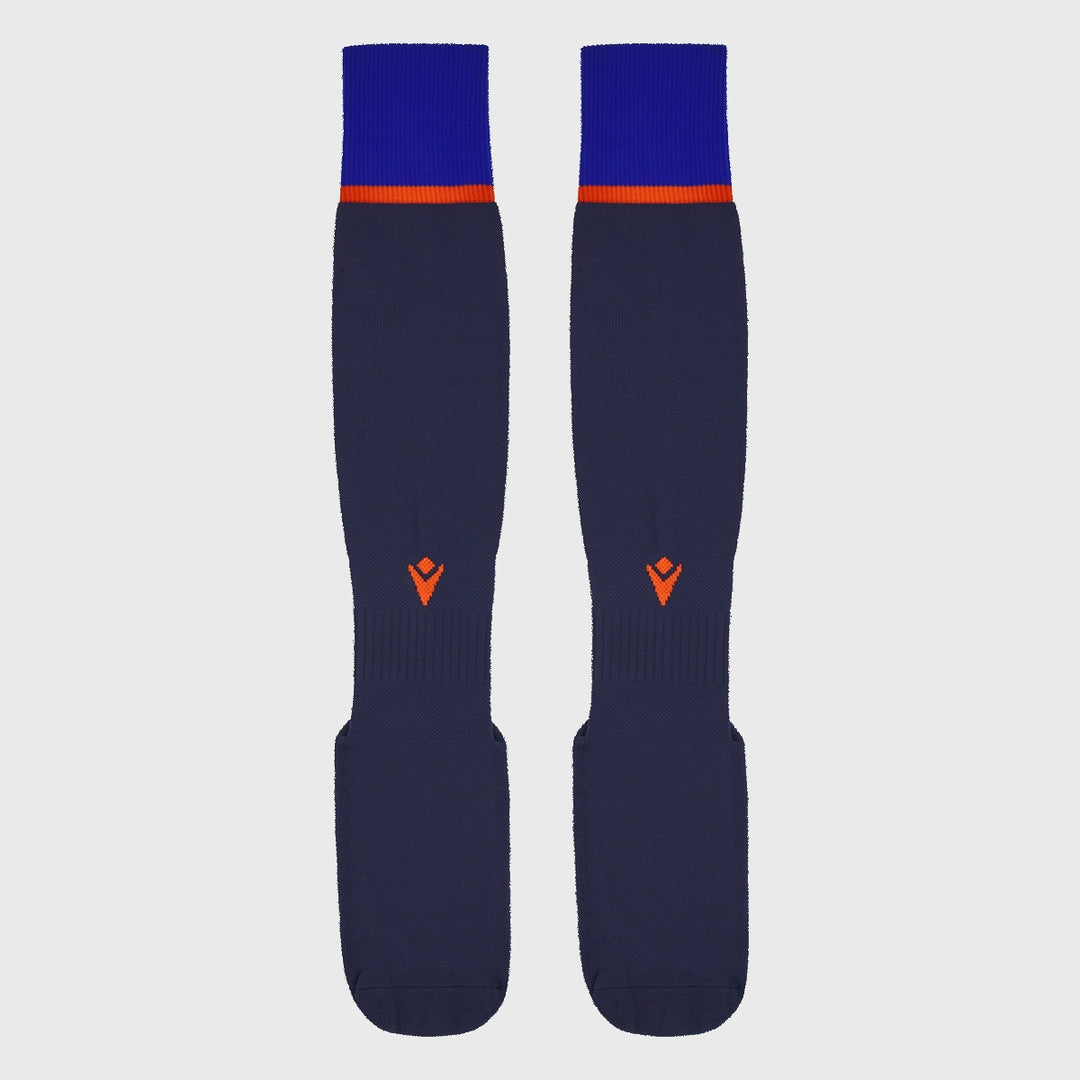 Macron Edinburgh Kid's Home Rugby Socks 2024/25 - Rugbystuff.com