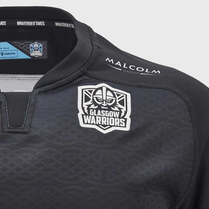 Macron Glasgow Warriors Kid's Home Replica Rugby Shirt 2024/25 - Rugbystuff.com