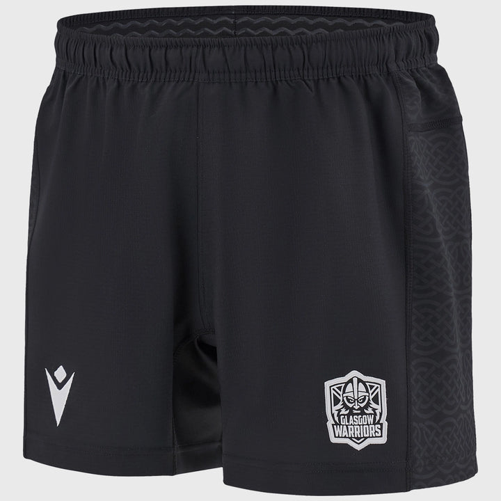 Macron Glasgow Warriors Home Rugby Shorts 2024/25 - Rugbystuff.com