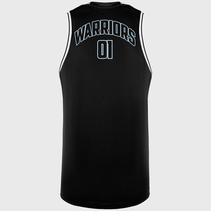 Macron Glasgow Warriors Basketball Singlet Black - Rugbystuff.com