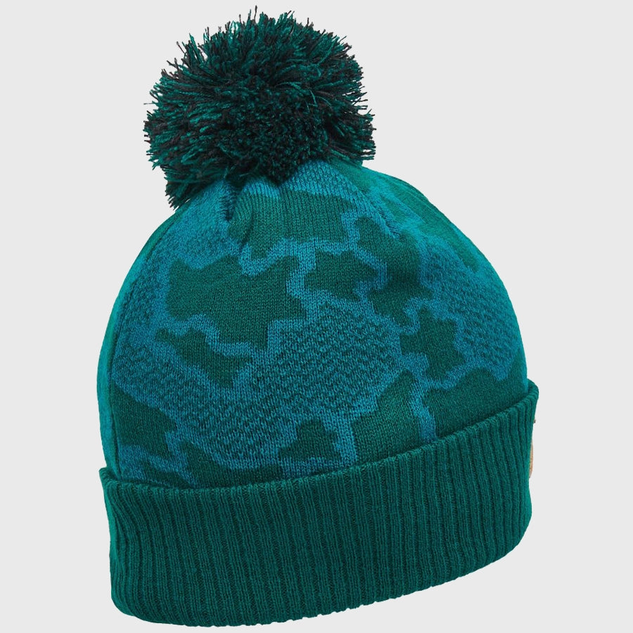 Macron Ospreys Rugby Bobble Beanie Hat Green - Rugbystuff.com