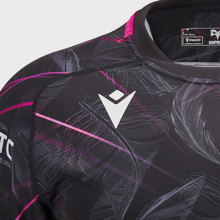 Macron Ospreys Home Replica Rugby Shirt 2024/25 - Rugbystuff.com