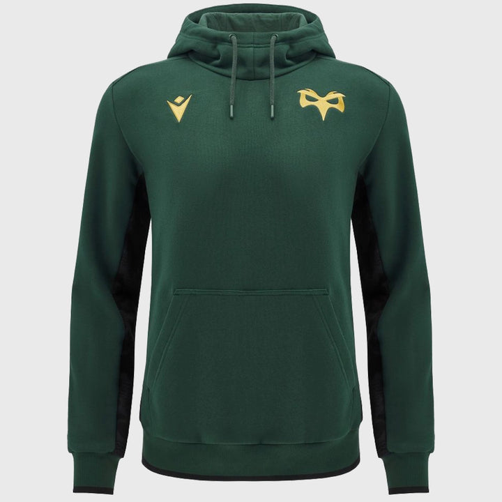 Macron Ospreys Rugby Hoody Green - Rugbystuff.com