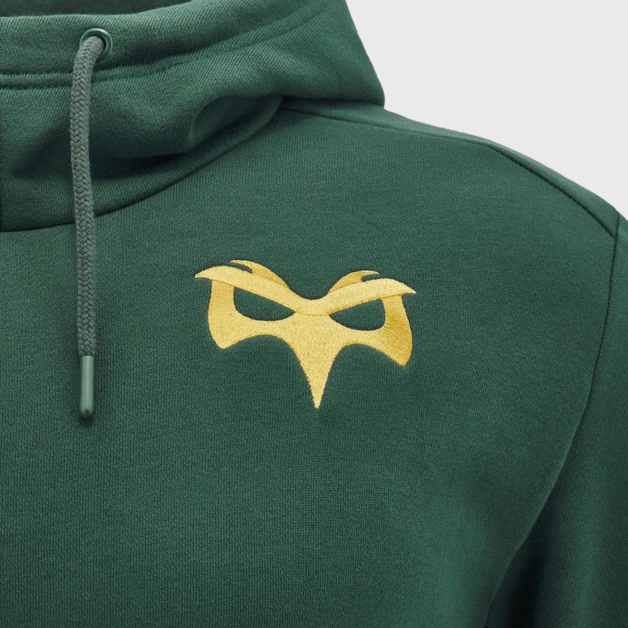 Macron Ospreys Rugby Hoody Green - Rugbystuff.com