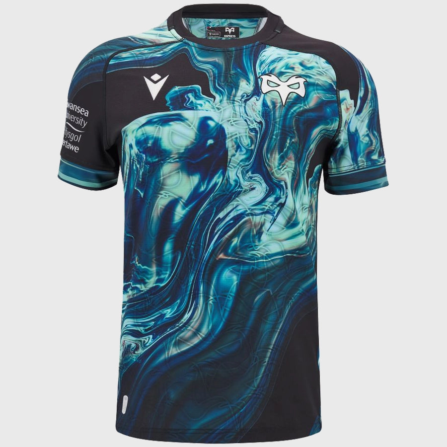 Macron Ospreys Training Rugby Shirt 2024/25 – Rugbystuff.com