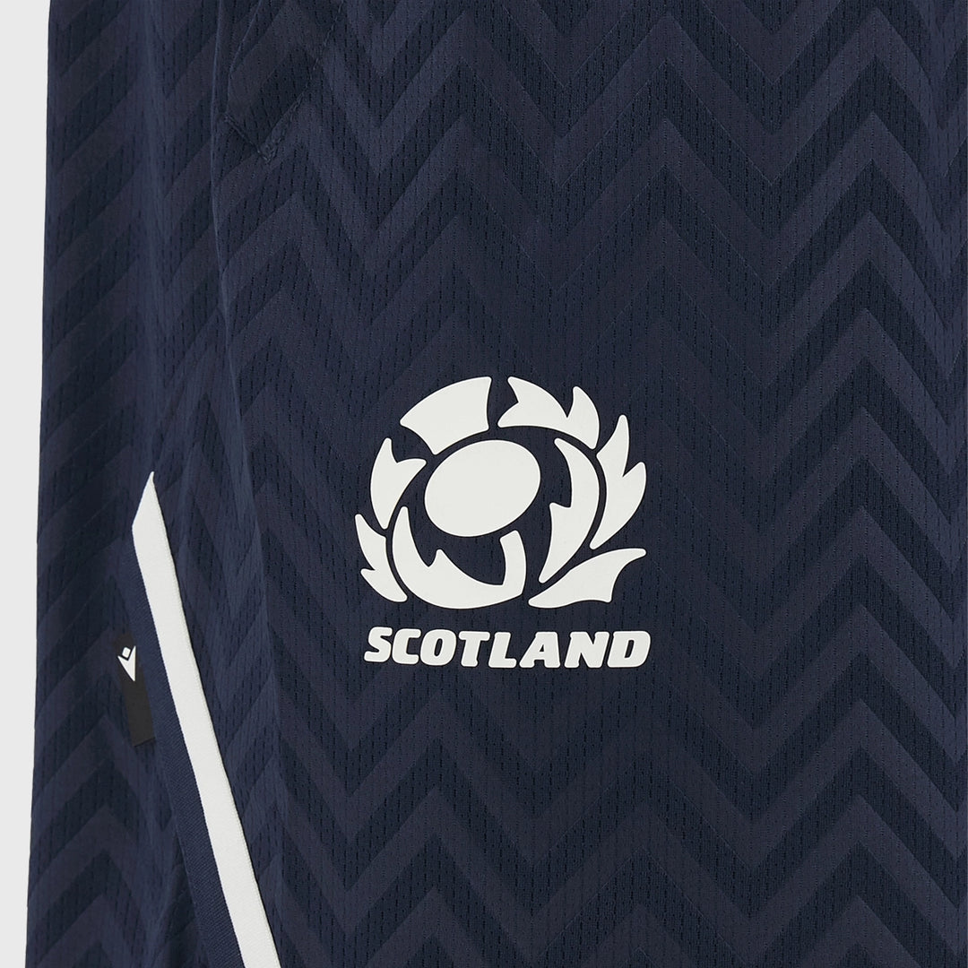 Macron Scotland Rugby Basketball Shorts Navy - Rugbystuff.com